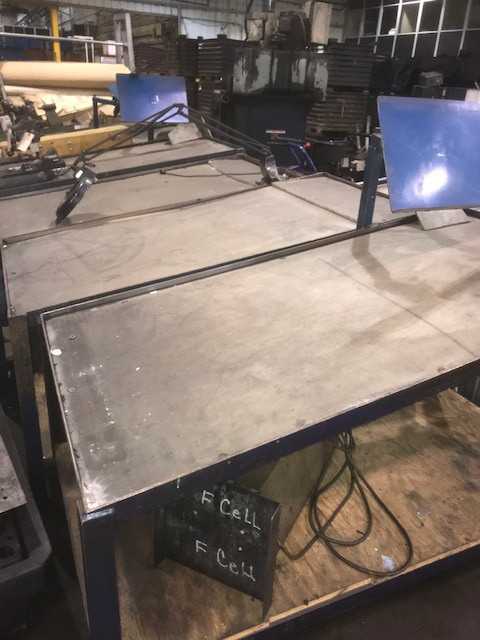 Lot of 6 Sort Tables - Large - MATERIAL HANDLING