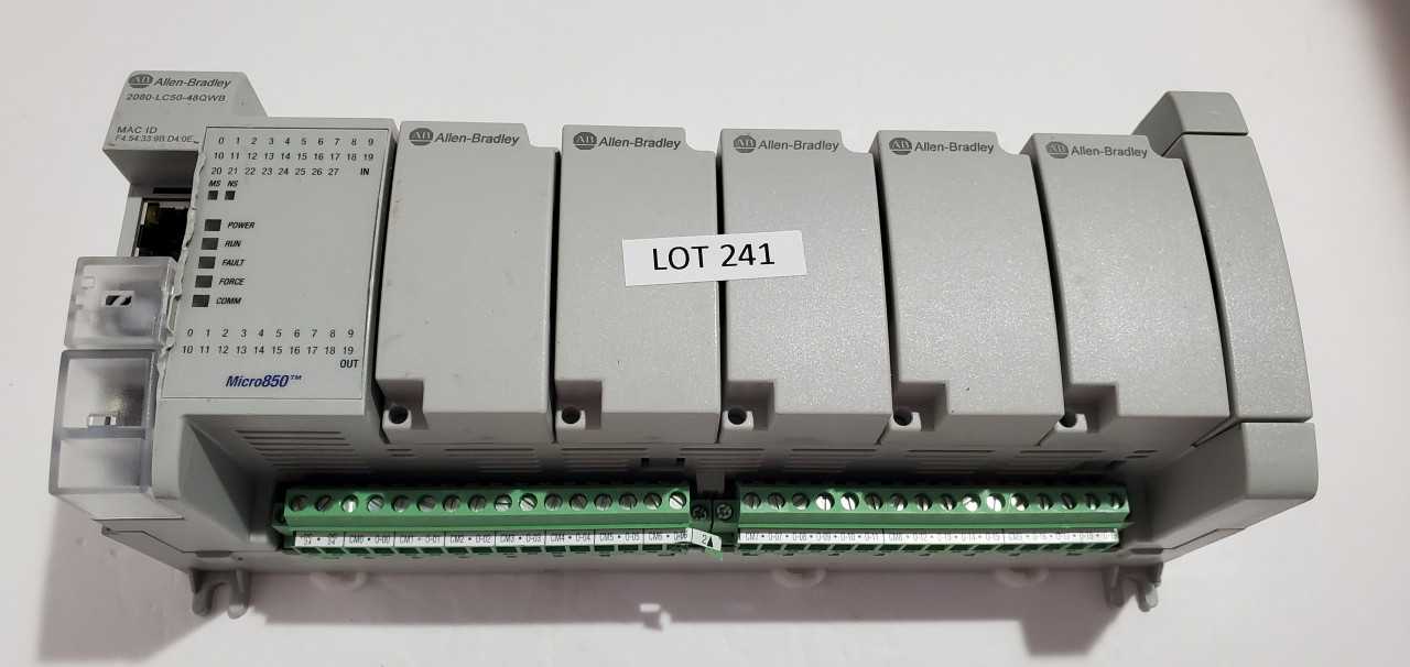 Allen Bradley Micro 850 2080-LC50-48QWB PLC - AUTOMATION & CONTROLS