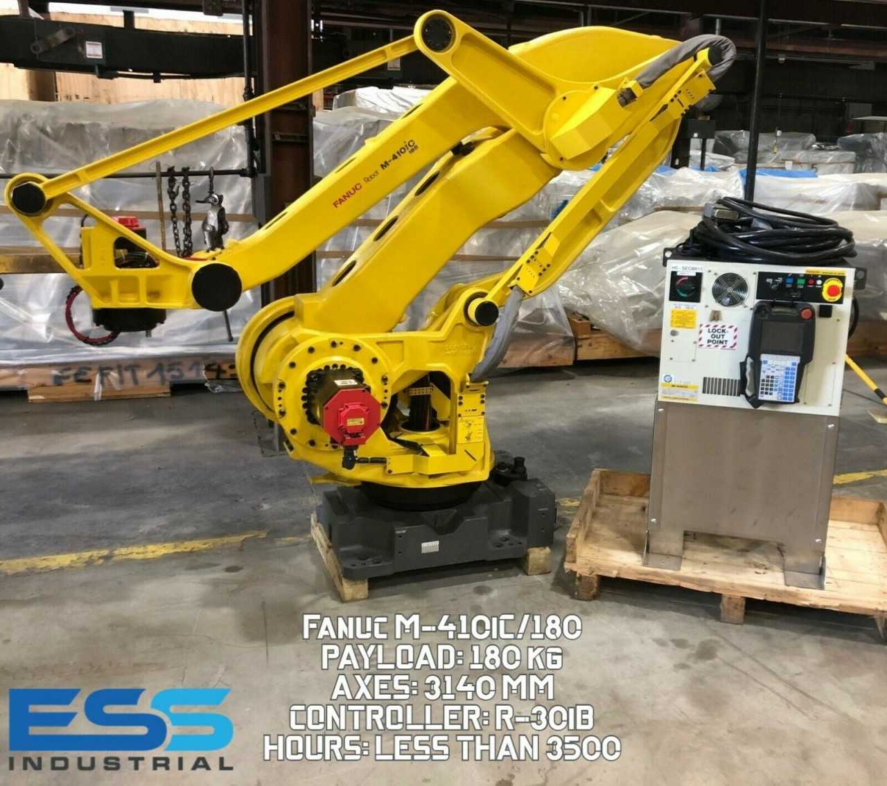 FANUC M-410iC/185 ROBOT WITH R-30iB CONTROLLER ~3500hrs (2014) - INDUSTRIAL PARTS