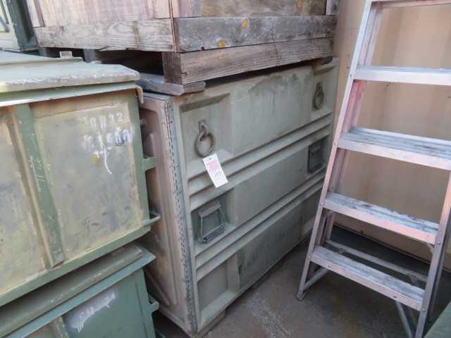 Fiberglass Reusable Storage Unit, 48” x 40” x 47” approx. 56 cube Ft Storage - MATERIAL HANDLING