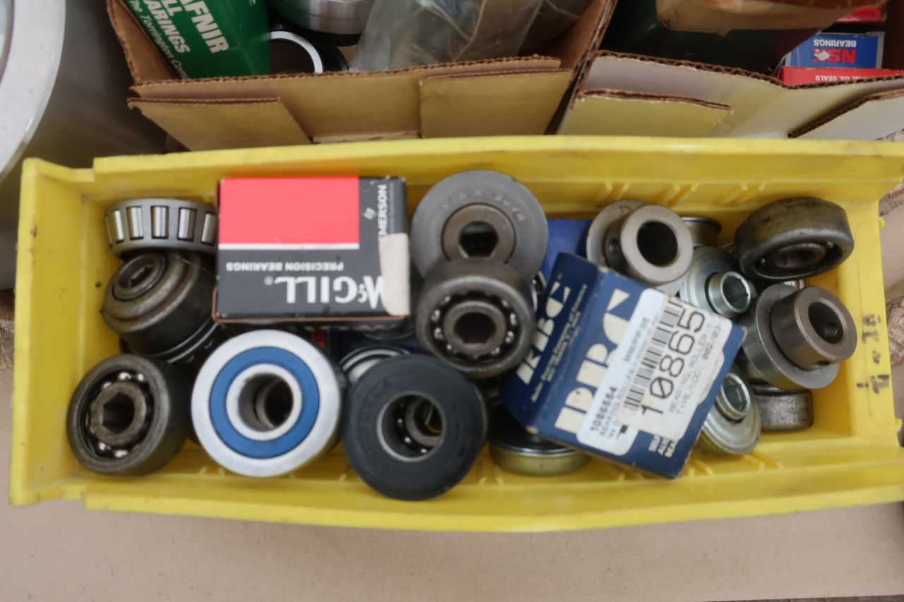 3 PALLETS OF ASSORTED BEARINGS SKF FAFNIR MCGILL - BEARINGS