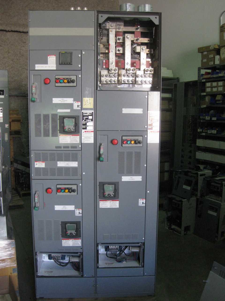 SQD Model 6 1200amp Main communication section - ELECTRICAL COMPONENTS