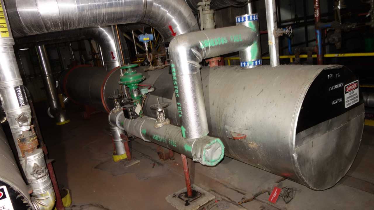 LOT OF 2 YUBA FEEDWATER HEAT EXCHANGERS