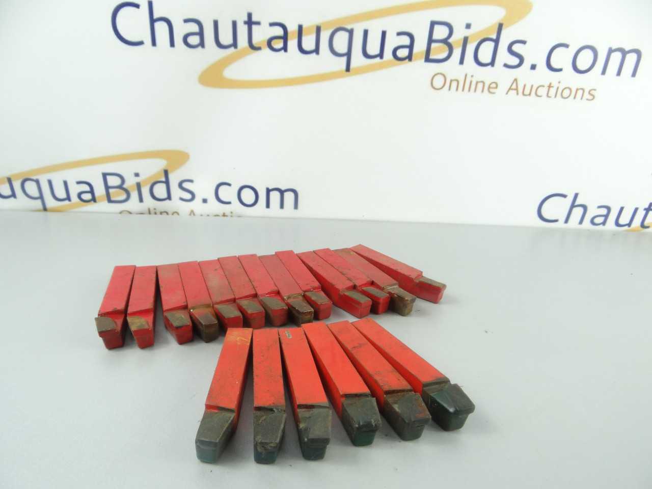 Lot of 19 NEW Assorted Carbide Tipped Tool Bits - MACHINING ACCESSORIES & TOOLING