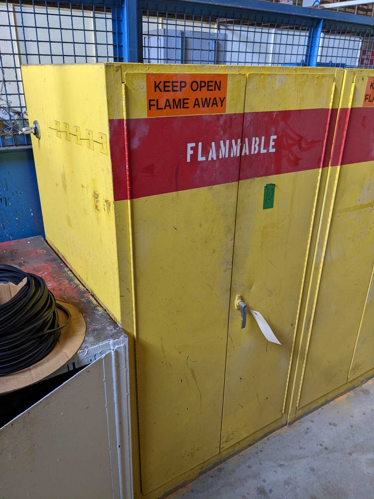 FLAMMABLE STORAGE CABINET (CONTENTS NOT INCLUDED) - SAFETY EQUIPMENT