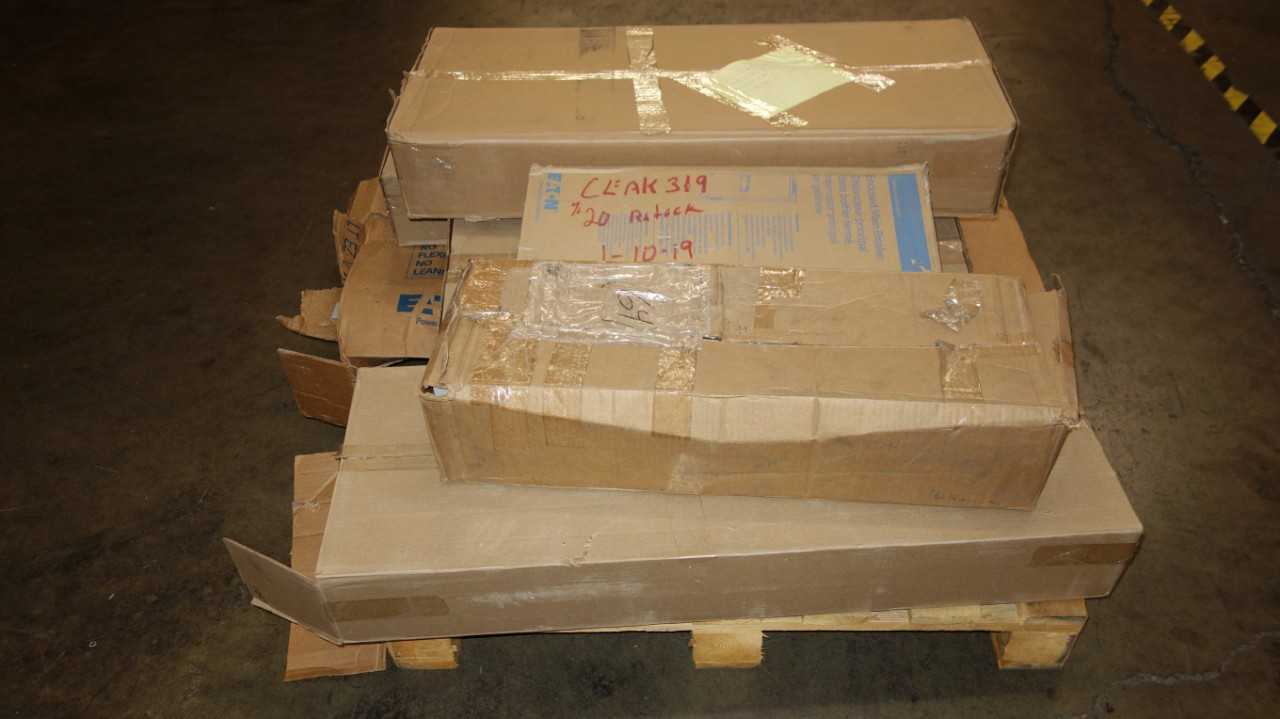 1 PALLET OF EATON  125A, 200A, 320A MAIN BREAKER PANELS - CIRCUIT BREAKERS