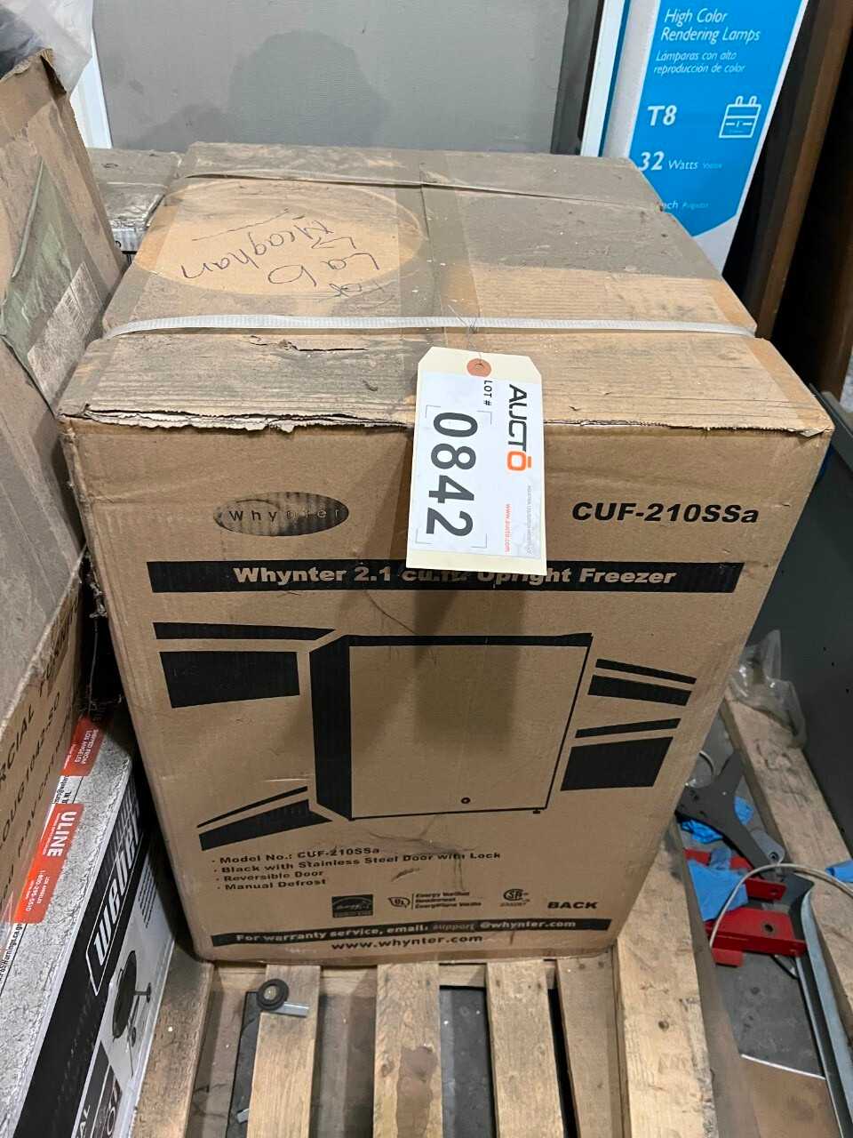 WHYNTER CUF-210SSA UPRIGHT FREEZER - FOOD & BEVERAGE