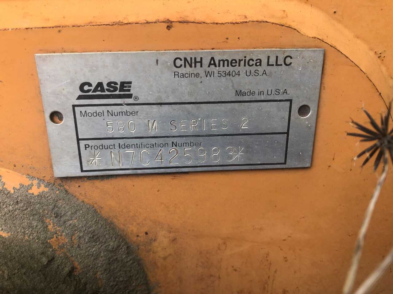 CASE Backhoe 580 M - MISCELLANEOUS