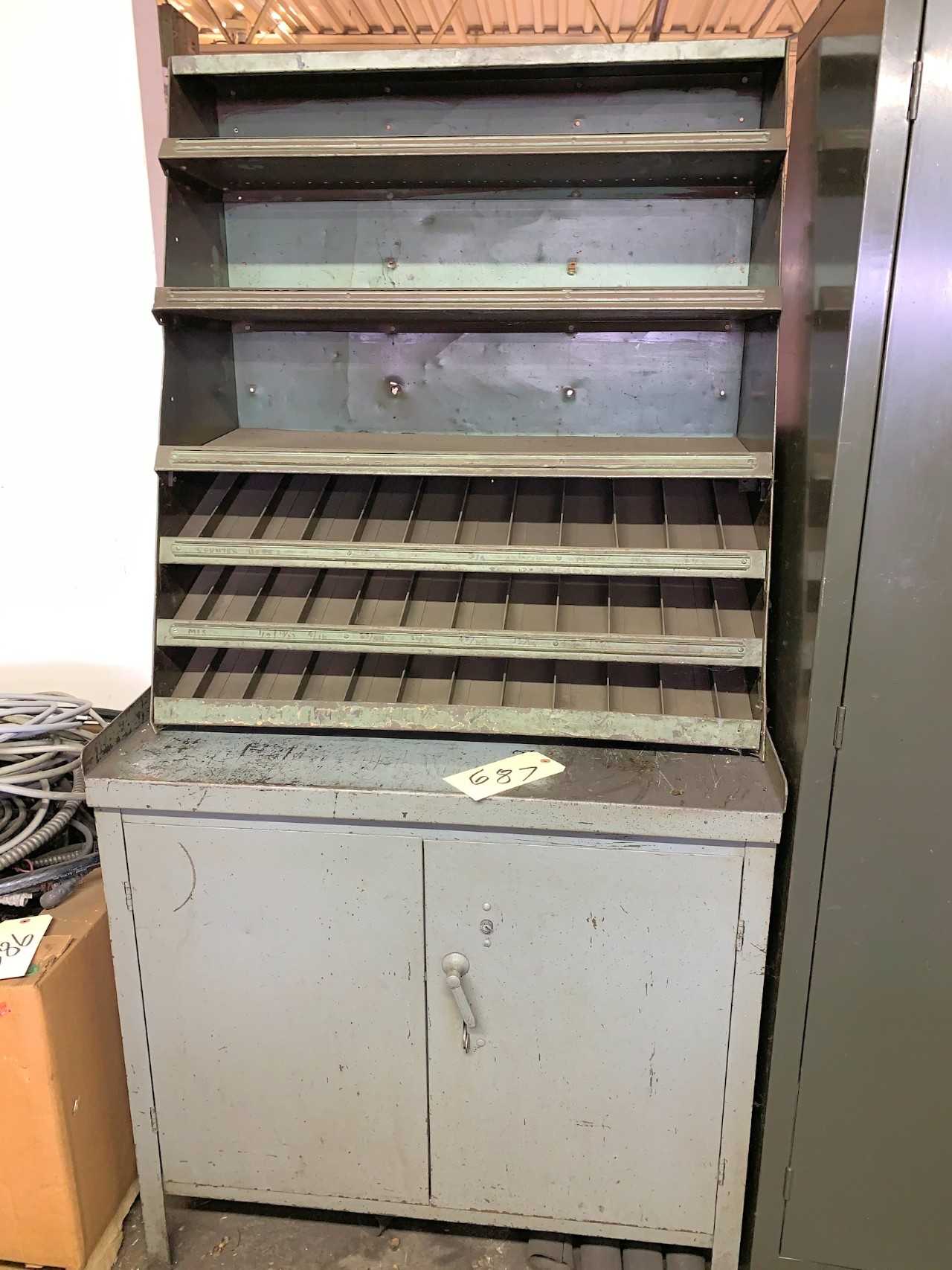 Lot-Shelving and (1) Bin Rack - SHELVING