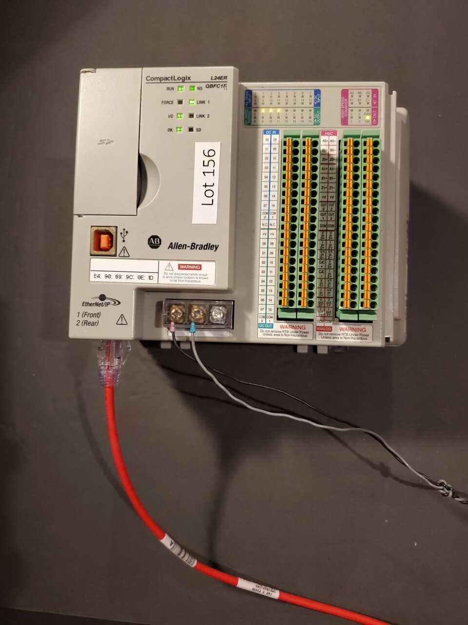 Allen Bradley CompactLogix 1769-L24ER-QBFC1B Plus 1769-ECR - AUTOMATION & CONTROLS Allen Bradley CompactLogix 1769-L24ER-QBFC1B Plus 1769-ECR - AUTOMATION & CONTROLS