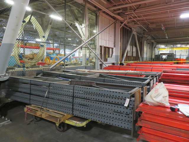 Pallet Racking, 12' Uprights, 140" Cross Sections - PALLET RACKING