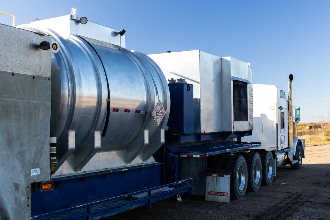 38,000,000 BTU Dragon Frac Water Heater Unit - PALLET JACKS