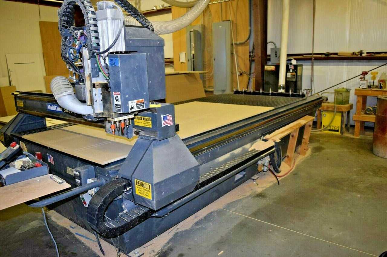 2005 Multicam 3000 Series CNC Router - MACHINING ACCESSORIES & TOOLING 2005 Multicam 3000 Series CNC Router - MACHINING ACCESSORIES & TOOLING