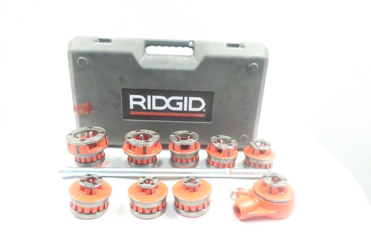 RIDGID THREADER DIE SET 1/8IN TO 2IN - HAND TOOLS RIDGID THREADER DIE SET 1/8IN TO 2IN - HAND TOOLS