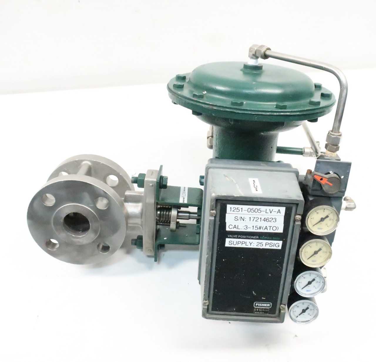 FISHER V300 VEE-BALL STAINLESS 1-1/2IN CONTROL VALVE - CONTROL VALVE