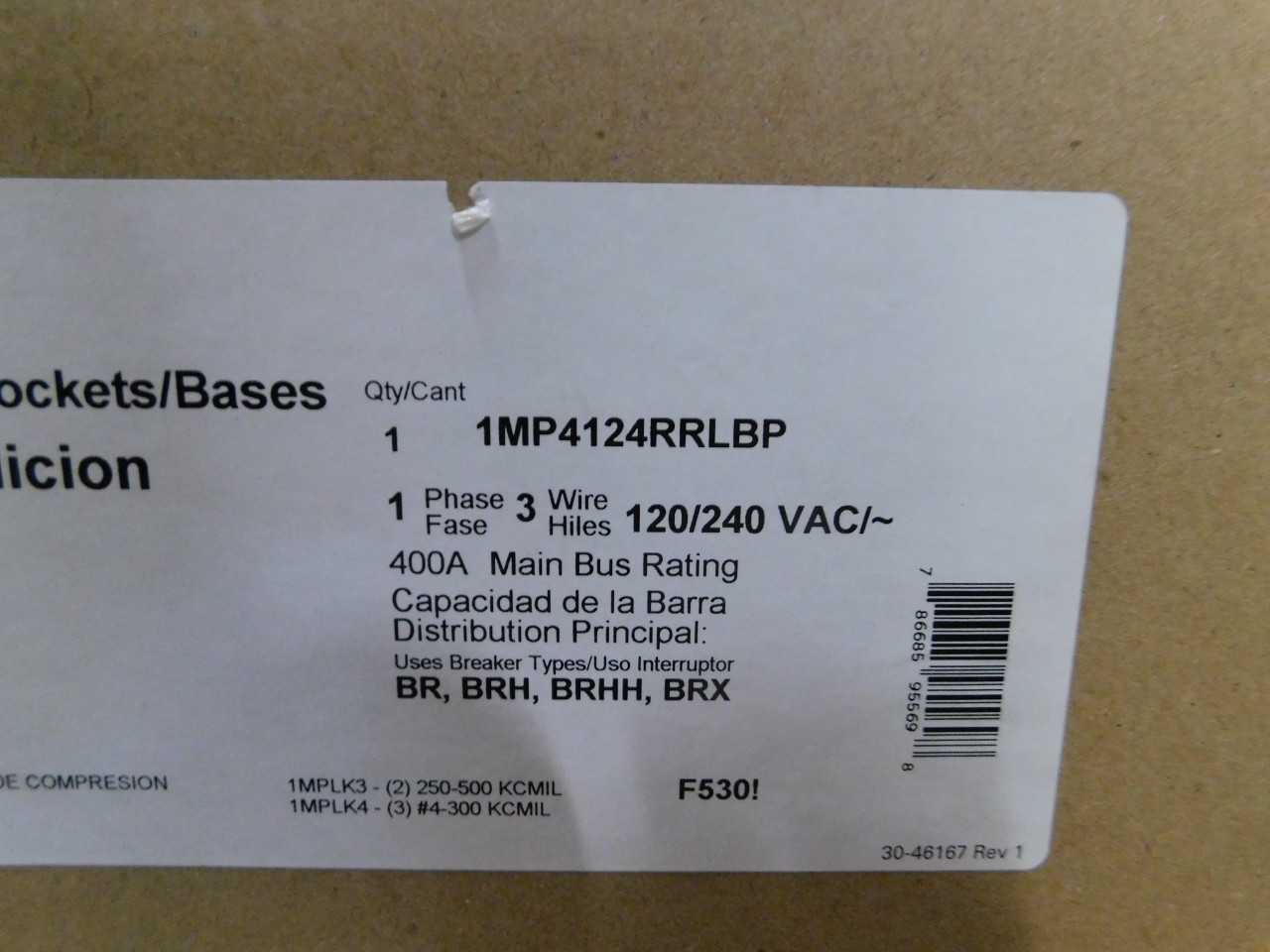 Lot of 1 1MP4124RRLBP Meter Pak - AUTOMATION & CONTROLS