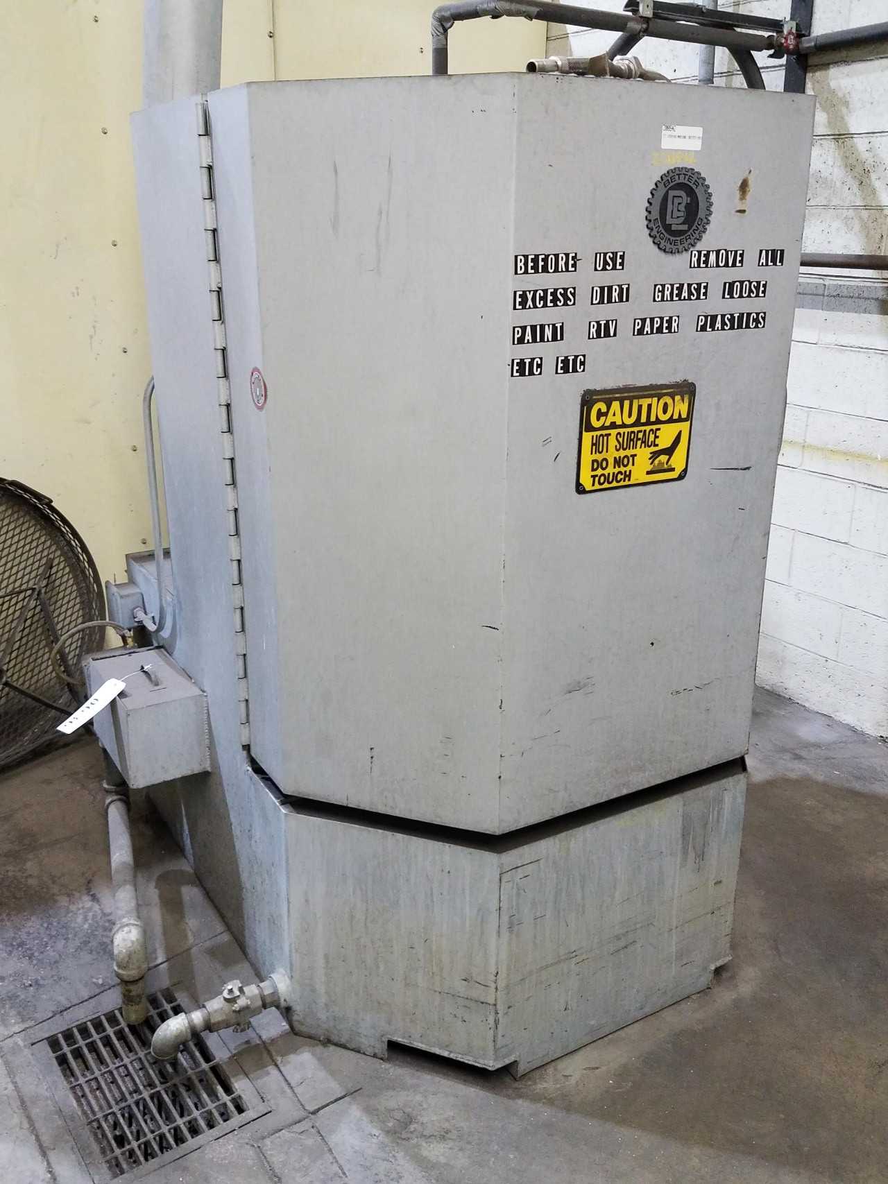 Turntable parts washer, 36" wheel diameter, 7.5hp 230/460V-AC - ELECTRIC MOTORS