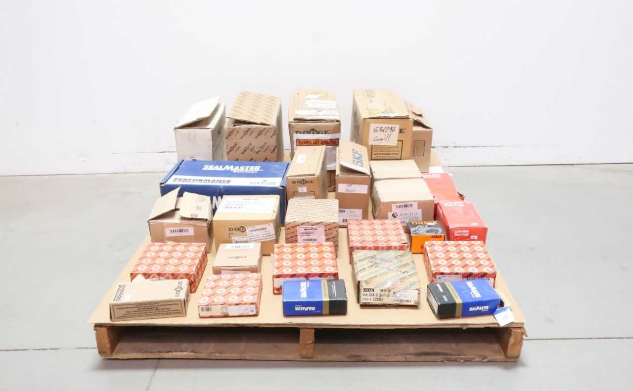 FAG, DDGE, SKF, SEALMASTER ROLLER AND PILLOW BLOCK BEARINGS - BEARINGS