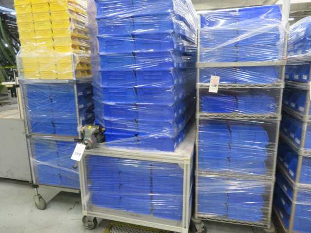 Rolling table with Wilton Vice and parts boxes - MISCELLANEOUS