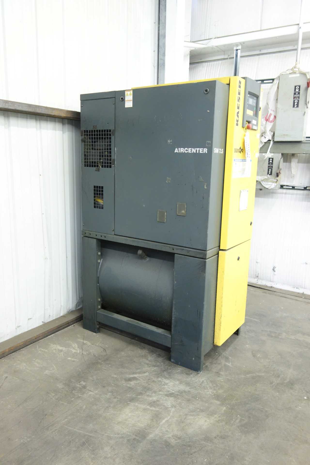 KAESER AIRCENTER SM 7.5 ROTARY SCREW AIR COMPRESSOR - AIR COMPRESSORS