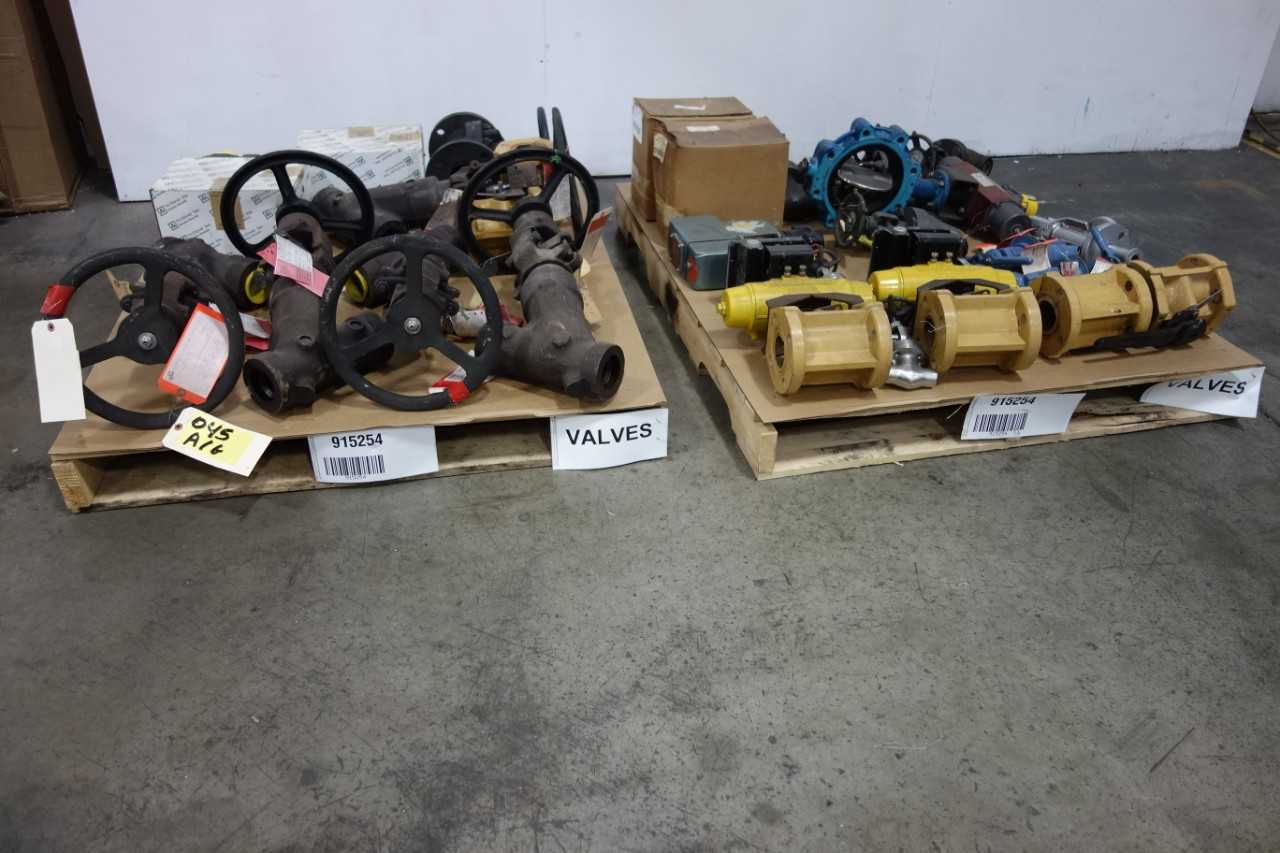 2 PALLETS OF ASSORTED VALVES - VALVES