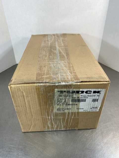 Box of 75 TURCK WK4T-3-PSG3M/S90/S771/SV ID# U0919-09 MOLDED CORDSET - New Open Box Item - ELECTRICAL COMPONENTS