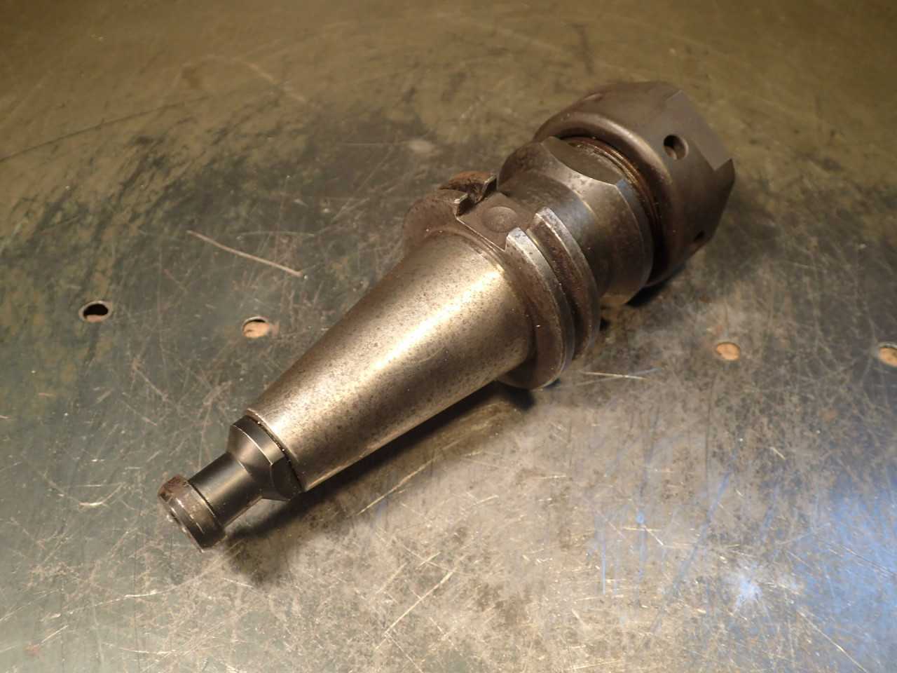 Command Comflex C4C4-1000 TG-100 Collet Chuck: CAT-40 V-Flange Taper Shank - MACHINING ACCESSORIES & TOOLING