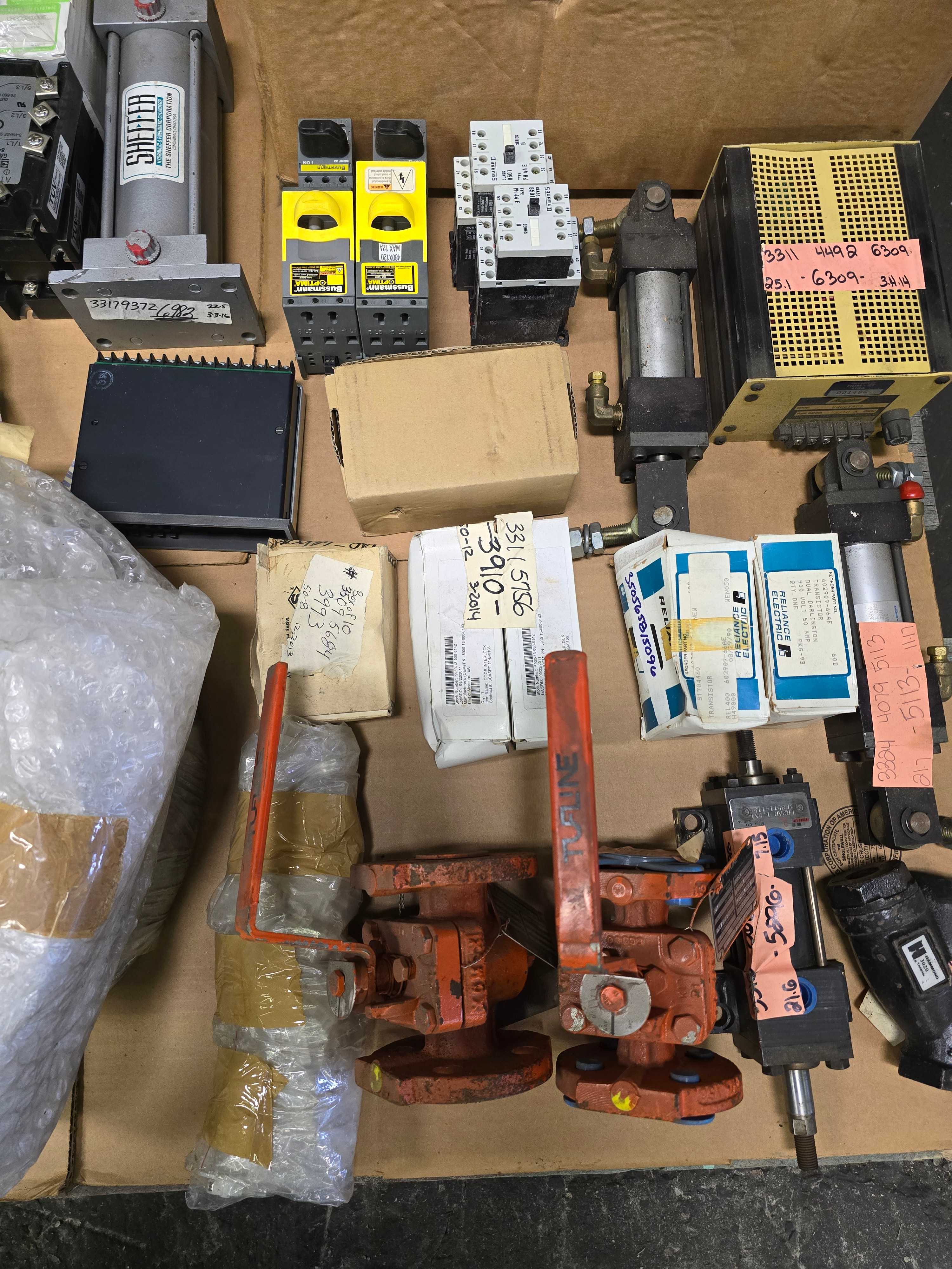 LOT OF INDUSTRIAL & ELECTRICAL PARTS - INDUSTRIAL PARTS LOT OF INDUSTRIAL & ELECTRICAL PARTS - INDUSTRIAL PARTS