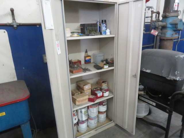 Cabinet and all contents, no paints - MISCELLANEOUS