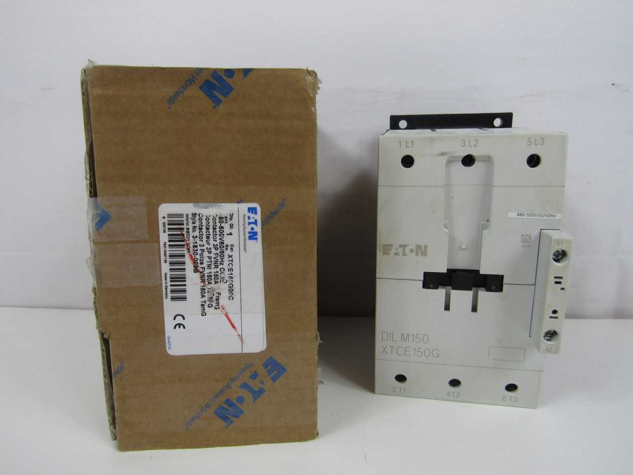 Quantity of 1x XTCE150G00C Contactors - CONTACTORS