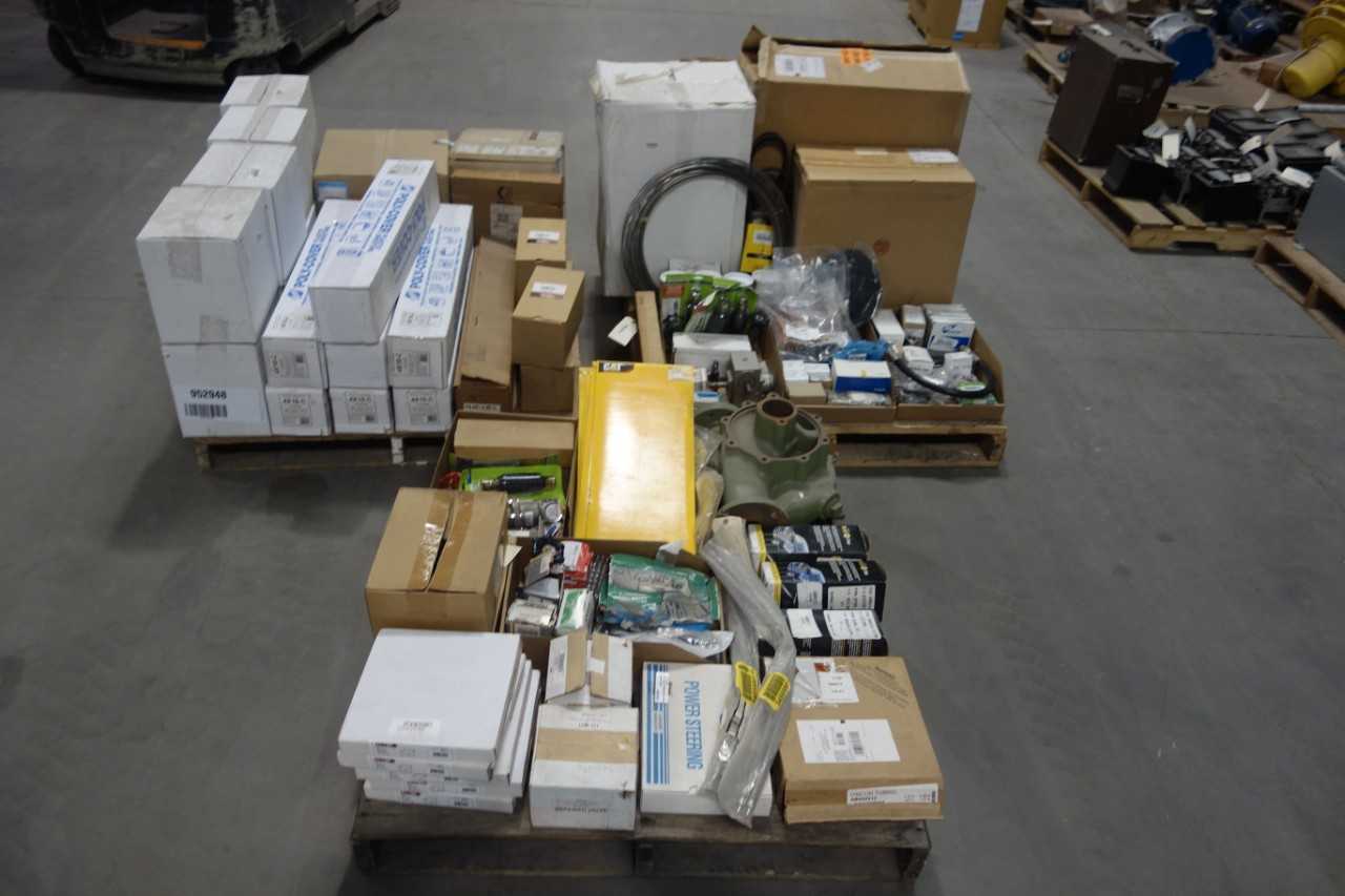3 PALLETS OF ASSORTED MRO - INDUSTRIAL PARTS