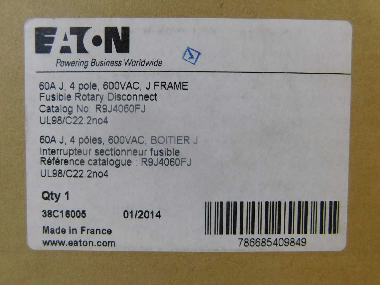 Quantity of 2x R9J4060FJ Switches - ELECTRICAL COMPONENTS Quantity of 2x R9J4060FJ Switches - ELECTRICAL COMPONENTS