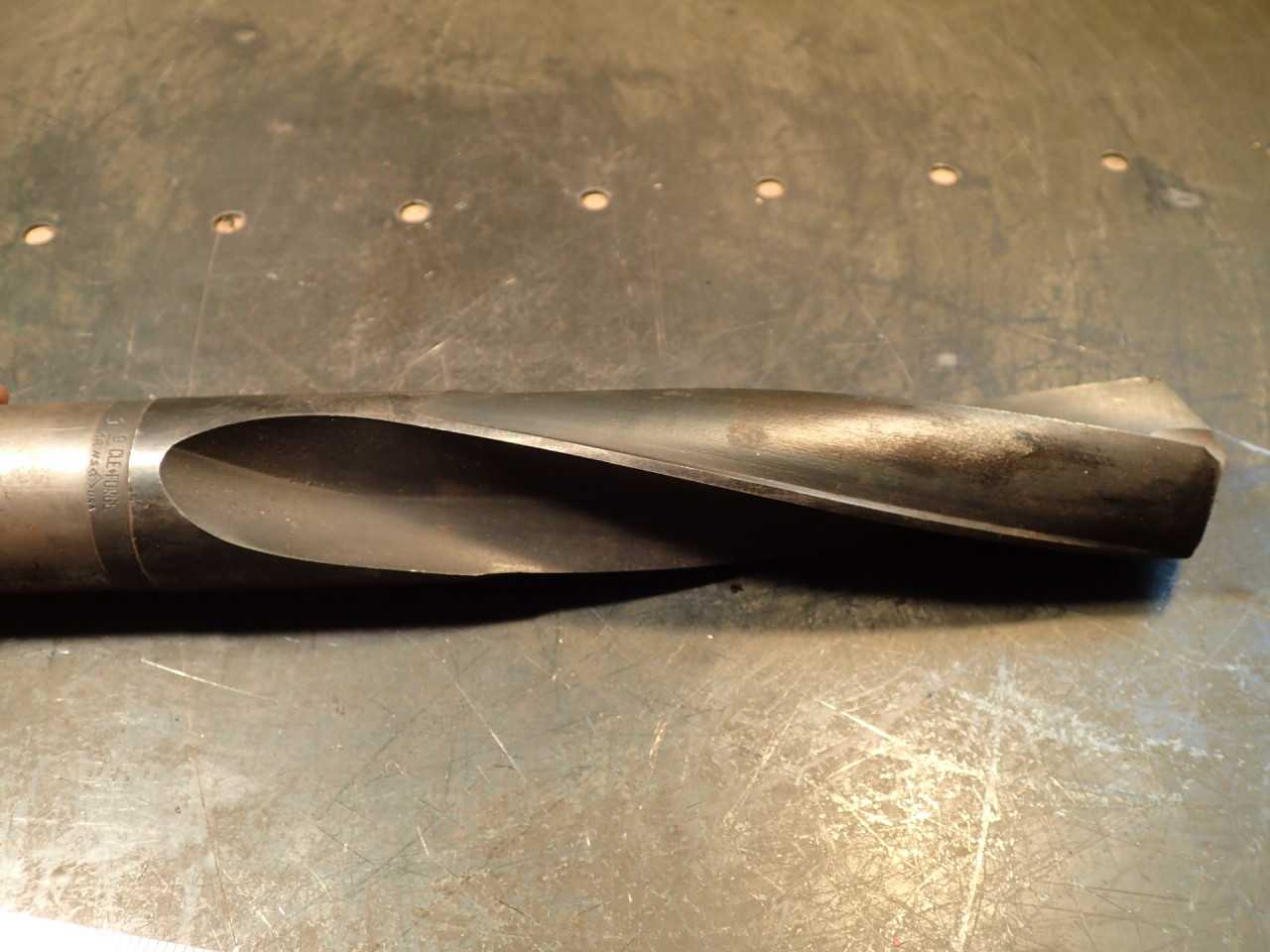 Cle-Forge 1-9/16" Coolant Thru HSS Drill Bit 6" Long Flutes 1-1/2 Straight Shank - WORKHOLDING