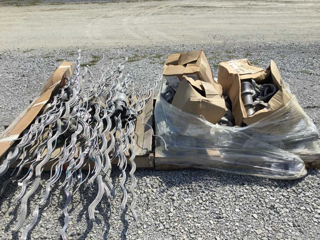 Lot of 2 Pallets of Miscellaneous Construction Hardware - TRAILER MOUNTED EQUIPMENT
