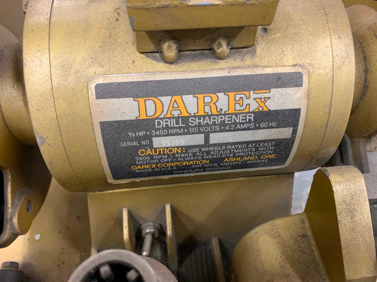 Darex Drill Sharpener - ELECTRIC POWER TOOLS