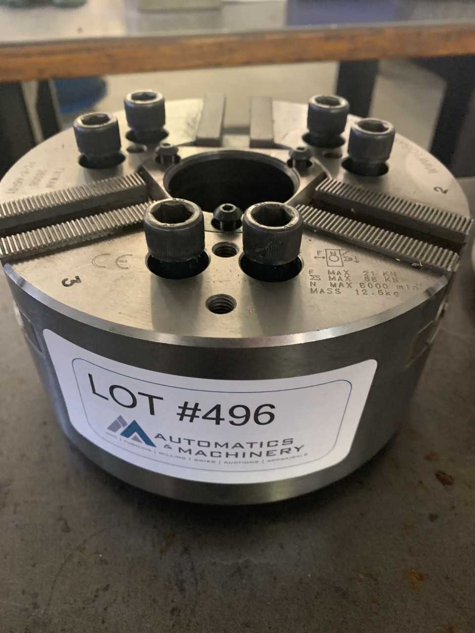 Logan MMK 6" 3-Jaw A26 Hydraulic Chuck - LATHE PARTS