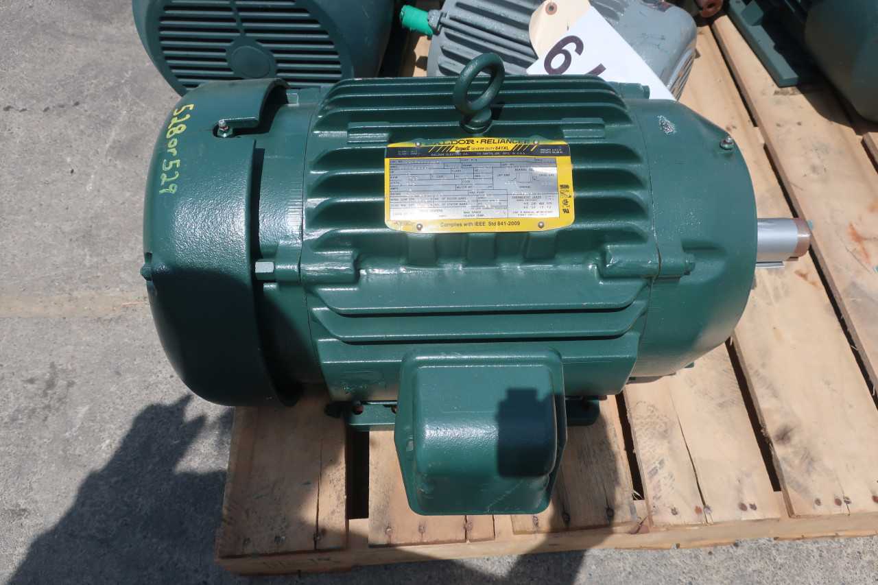 BALDOR MOTOR CECP82333T-5 15HP 254TC 1765RPM 575V 3PH - ELECTRIC MOTORS