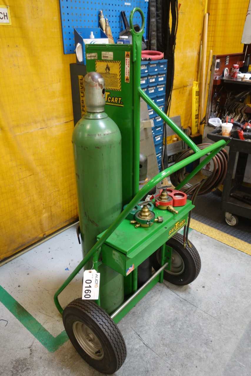 Saf T Cart 552-16FW Oxy/acetylene gas cylinder cart - ROLLING CARTS