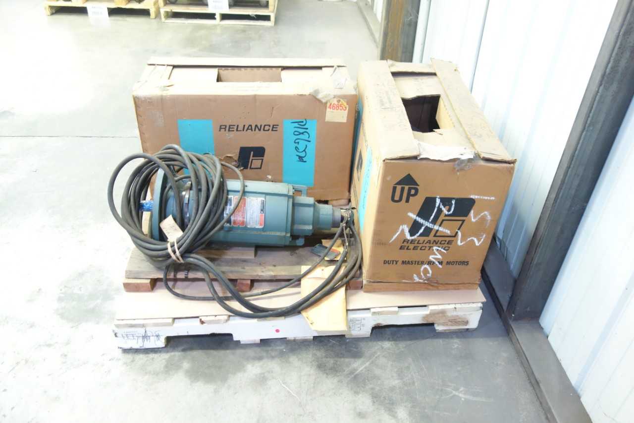LOT OF 3 RELIANCE P18G2701K AC MOTORS - ELECTRIC MOTORS