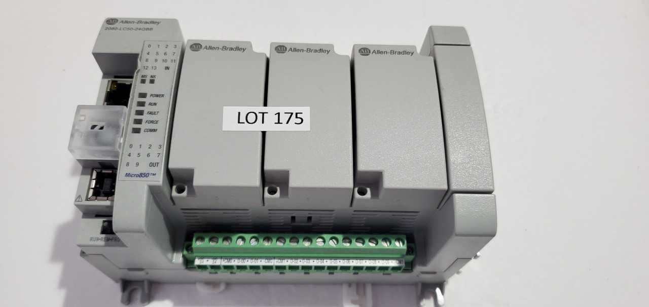 Allen Bradley Micro 850 2080-LC50-24QBB PLC - AUTOMATION & CONTROLS