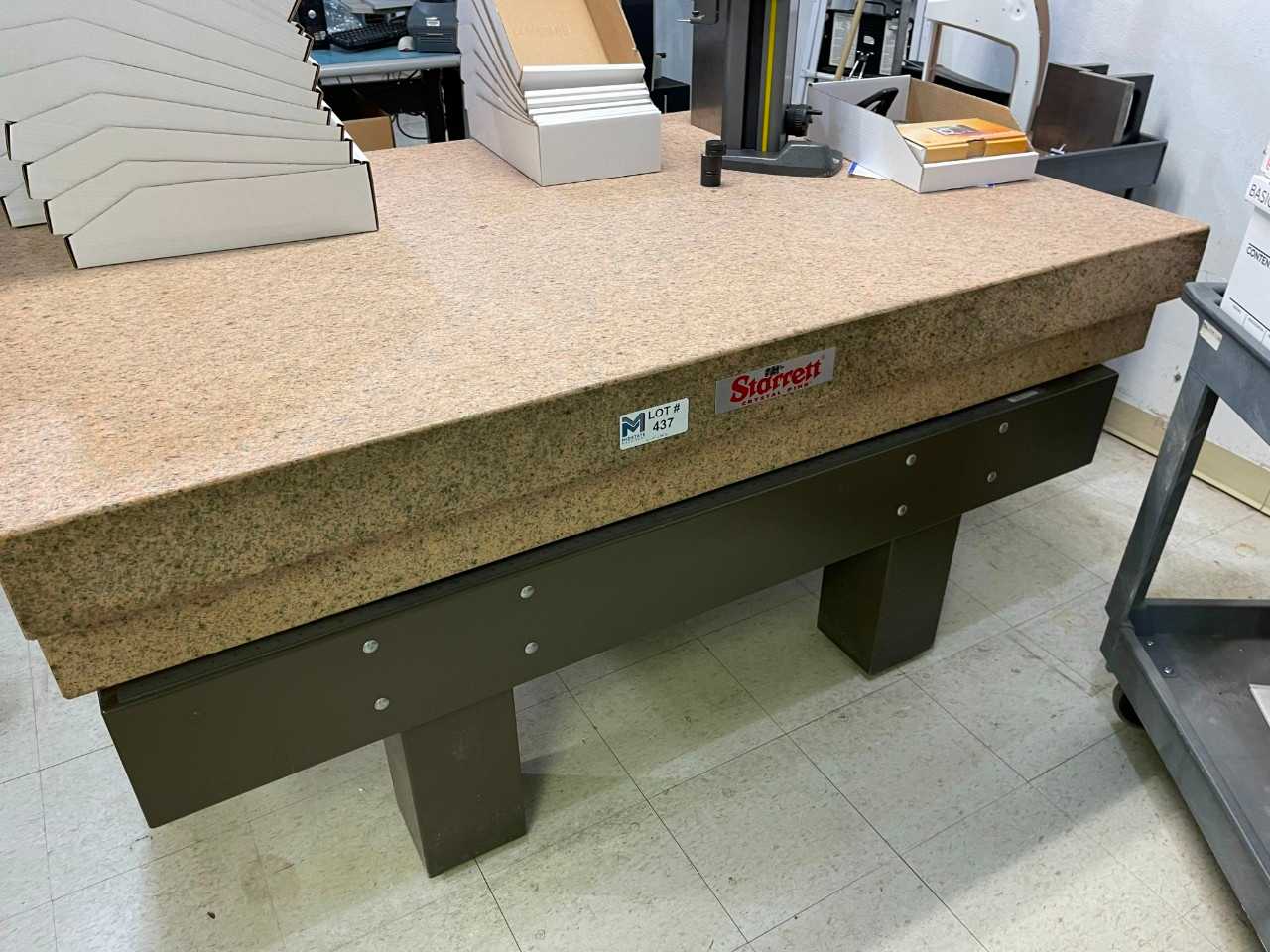 Starrett 6' x 4' x 34" Granite Inspection Table - ELECTRIC POWER TOOLS