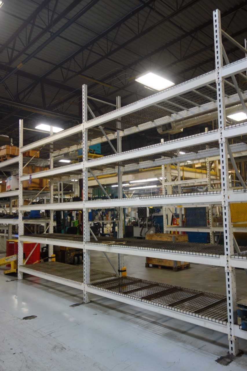 Qty 234 Keystone style pallet racking beams - PALLET RACKING