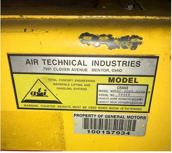 2002 ATI Telescopic Crane - CRANES