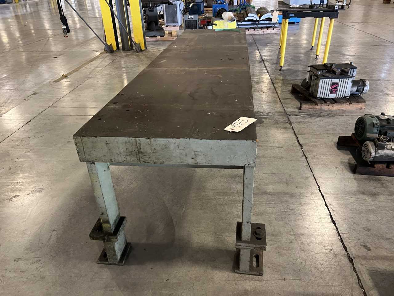 metal work bench 120" x 30" - PLANT & FACILITY EQUIPMENT