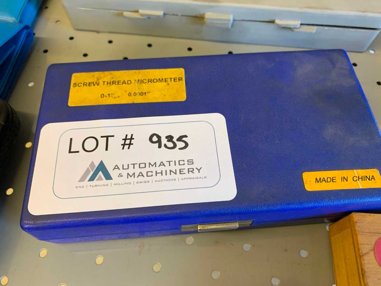 Screw Thread Micrometer - INSTRUMENTATION