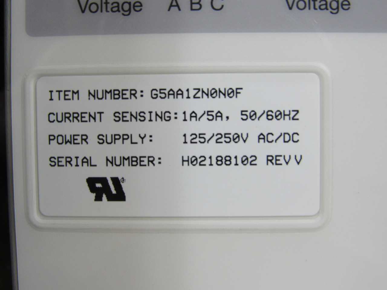 Quantity 1 of Basler G5AA1ZN0N0F Relay Bus 1-5A - AUTOMATION & CONTROLS