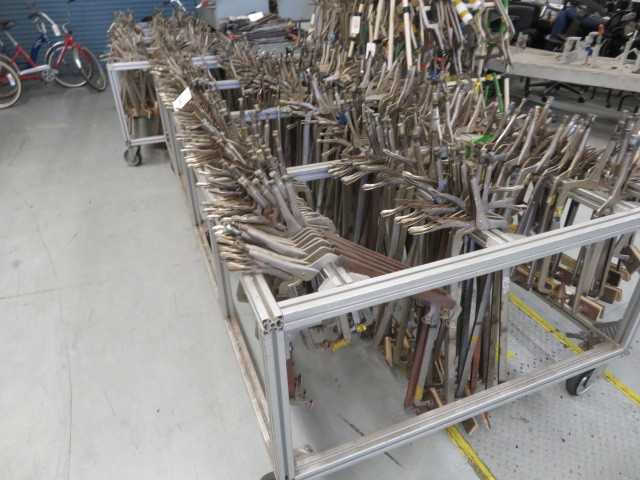 Cart full of Vice Grip Clamps - MISCELLANEOUS