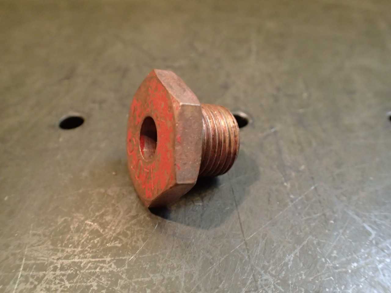 140º C (284º F) Brass Fusible Plug 3/4" -16 TPI UNF Thread Steam Engine Boiler - INDUSTRIAL PARTS