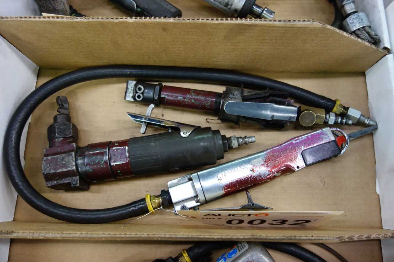 LOT OF 3 INGERSOLL RAND PNEUMATIC CUTTING TOOLS - PNEUMATIC POWER TOOL