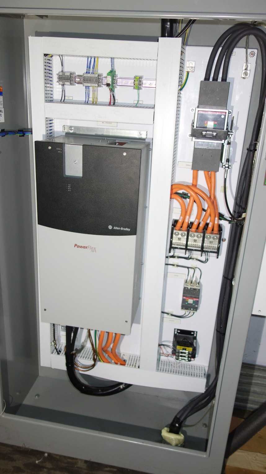 DSI MILL VFD CONTROL PANEL W/ ALLEN BRADLEY 200HP MOTOR DRIVE - MOTOR DRIVES